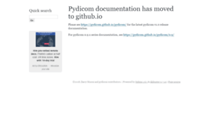 Pydicom.readthedocs.org thumbnail