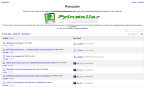 Pyinstaller.47505.x6.nabble.com thumbnail