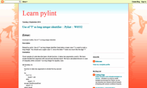 Pylint.blogspot.com thumbnail