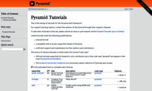 Pyramid-tutorials.readthedocs.org thumbnail