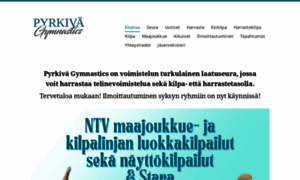 Pyrkivagymnastics.fi thumbnail