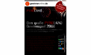 Pyroland08.gewinneronline.de thumbnail