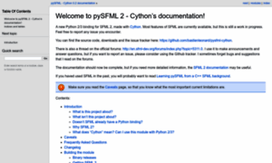Pysfml2-cython.readthedocs.io thumbnail