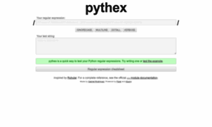 Pythex.org thumbnail