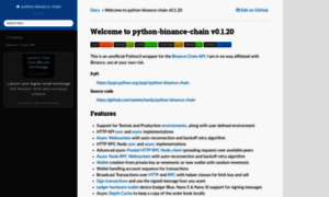 Python-binance-chain.readthedocs.io thumbnail