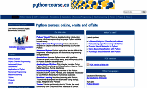 Python-course.eu thumbnail