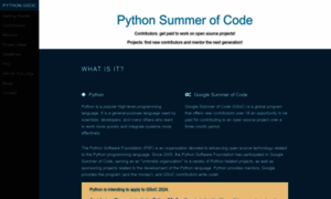 Python-gsoc.org thumbnail