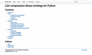 Python-lz4.readthedocs.io thumbnail