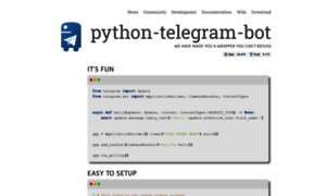 Python-telegram-bot.org thumbnail