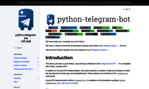 Python-telegram-bot.readthedocs.io thumbnail