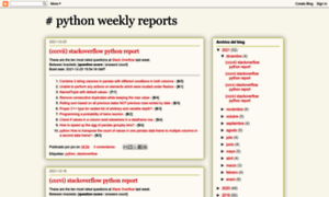 Python-weekly.blogspot.com thumbnail