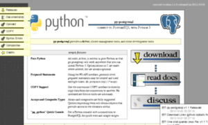 Python.projects.postgresql.org thumbnail