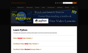 Pythonbytesize.com thumbnail