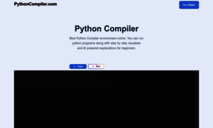 Pythoncompiler.com thumbnail