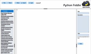 Pythonfiddle.com thumbnail