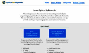 Pythonforbeginners.com thumbnail