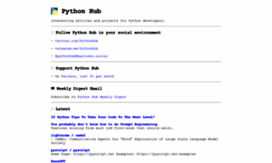 Pythonhub.dev thumbnail