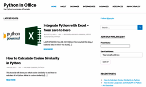 Pythoninoffice.com thumbnail