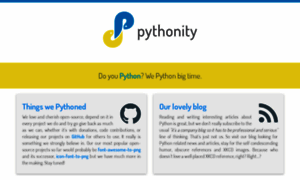 Pythonity.com thumbnail