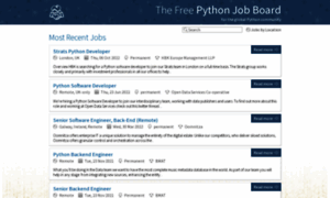 Pythonjobs.github.io thumbnail