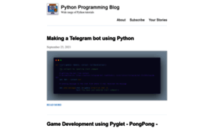 Pythonprogramming.org thumbnail