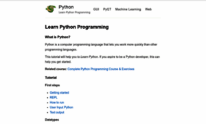 Pythonprogramminglanguage.com thumbnail