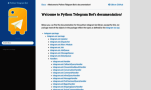 Pythontelegramrobot.readthedocs.io thumbnail