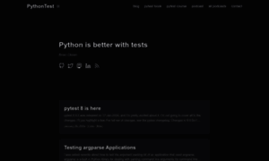 Pythontesting.net thumbnail
