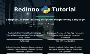 Pythontutorial.redinno.in thumbnail