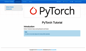 Pytorch-tutorial.readthedocs.io thumbnail