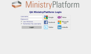 Qa.ministryplatform.net thumbnail