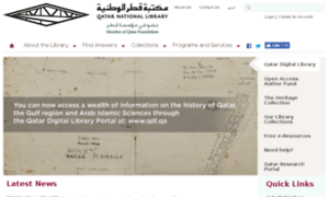 Qatarnationallibrary.org thumbnail