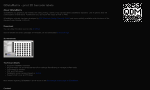 Qdatamatrix.sourceforge.net thumbnail