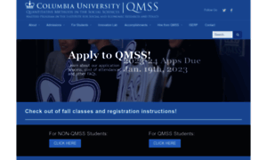 Qmss.columbia.edu thumbnail