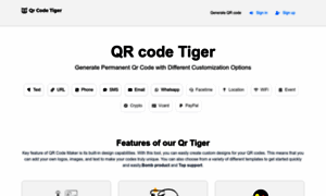Qr-code-tiger.com thumbnail