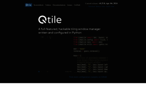 Qtile.org thumbnail