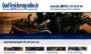 Quad-versicherung-online.de thumbnail