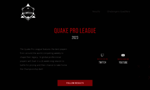 Quake.pglesports.com thumbnail