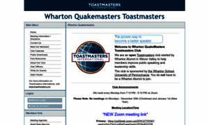 Quakemasters.toastmastersclubs.org thumbnail