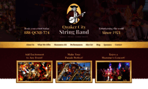 Quakercitystringband.com thumbnail