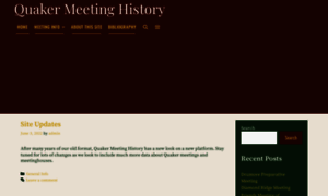 Quakermeetinghistory.com thumbnail