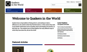 Quakersintheworld.org thumbnail