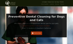 Qualifiedpetdental.com thumbnail