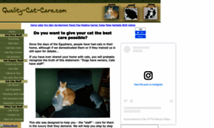 Quality-cat-care.com thumbnail