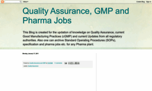 Qualityassurancepharma.blogspot.com thumbnail