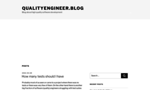 Qualityengineer.blog thumbnail