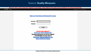 Qualitymeasures.nuancehealthcare.com thumbnail
