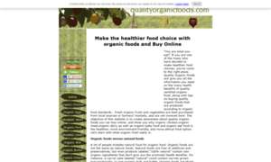 Qualityorganicfoods.com thumbnail