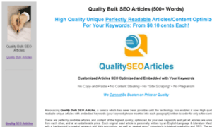 Qualityseoarticles.com thumbnail