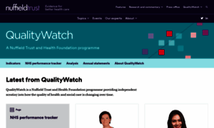 Qualitywatch.org.uk thumbnail